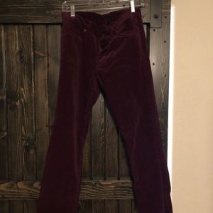 Wine colored cords from Stitch Fix